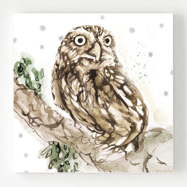 Ceramic Coaster - Little Owl