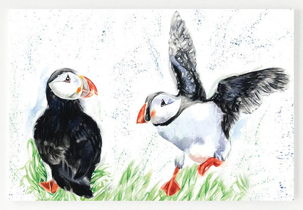Ceramic Placemat - Puffin Landin'