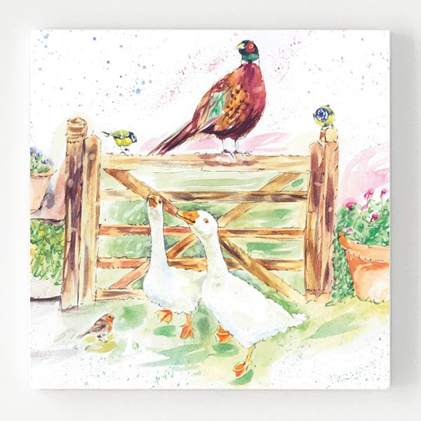 Ceramic Coaster - The Gardening Club