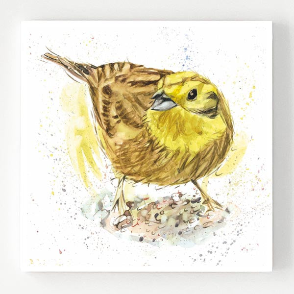 Ceramic Coaster - Yellowhammer