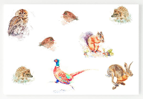 Ceramic Placemat - Wildlife