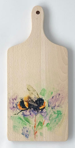 Paddle Chopping Board - Bee Ballet