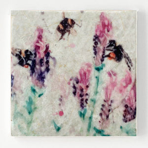 Marble Coaster - Beeing Around Lavender