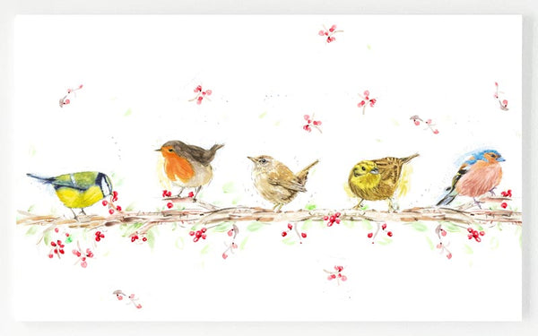 Ceramic Platter - Berry Birds
