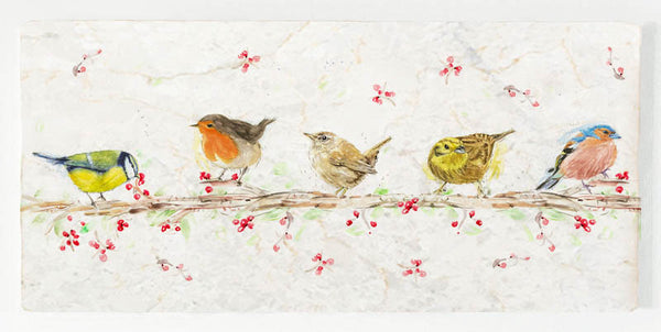 Large Platter - Berry Birds