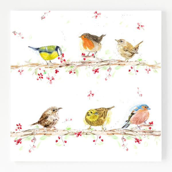 Ceramic Trivet - Berry Birds