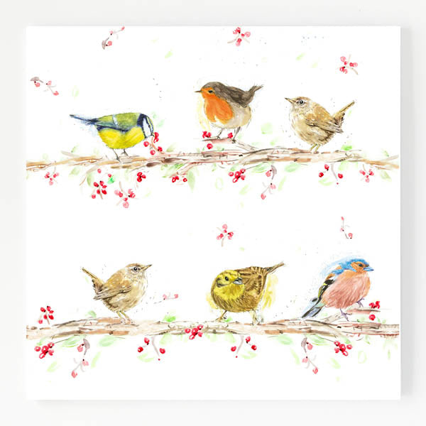 Ceramic Trivet - Berry Birds