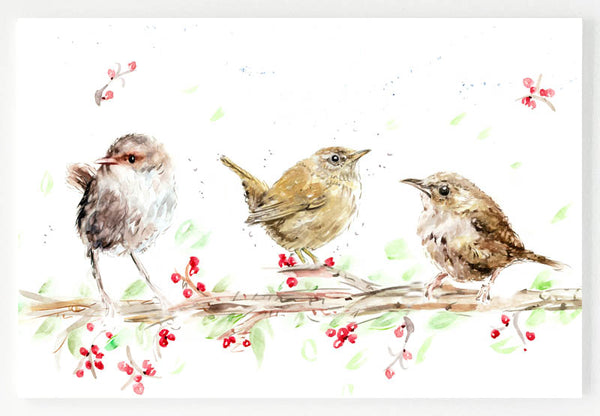 Ceramic Placemat - Berry Wren