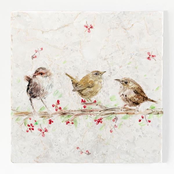 Large Trivet - Berry Wren
