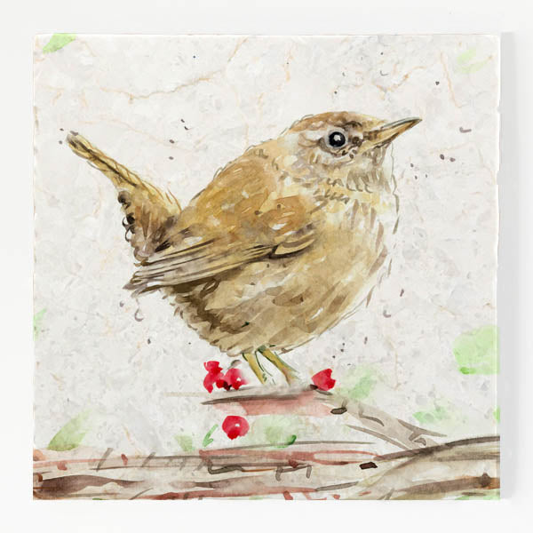 Small Trivet - Berry Wren