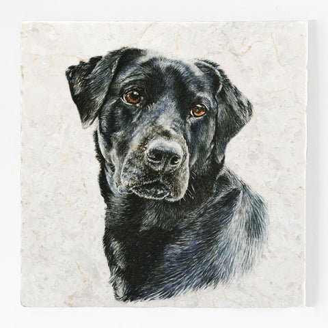 Small Trivet - Black Labrador