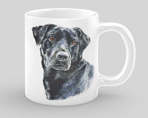 Fine Bone China Mug - Black Lab