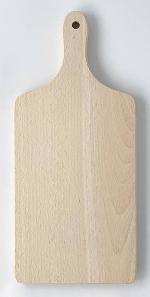 Paddle Chopping Board - Little Hedgehog Family