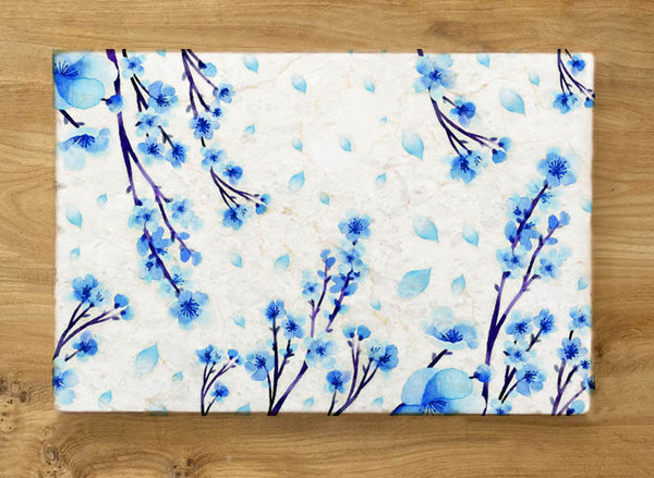 Small Sharing Board - Blue Blossom