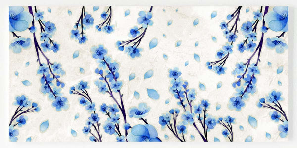 Ceramic Table Runner - Blue Blossom