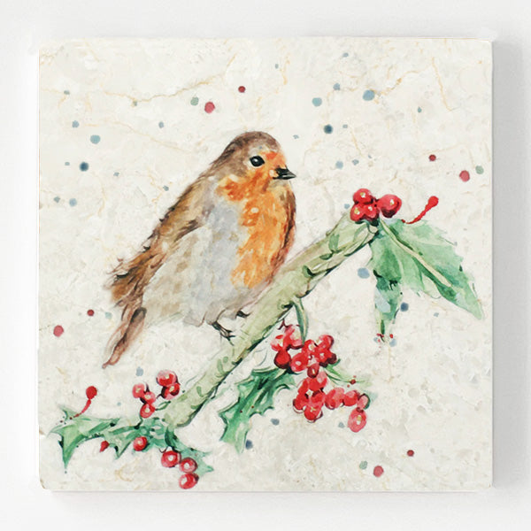 Marble Coaster - Berry Robin