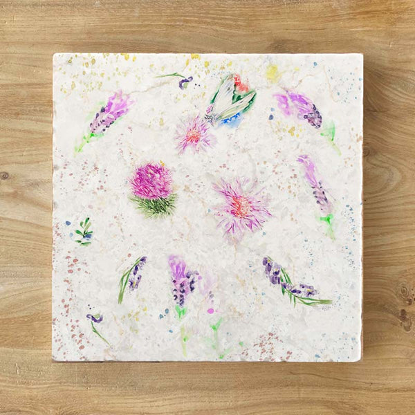Small Trivet - Country Floral