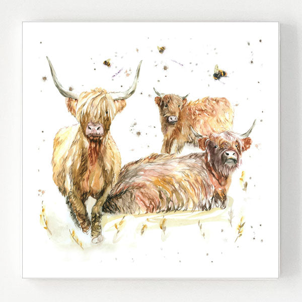 Ceramic Coaster - Family Portrait