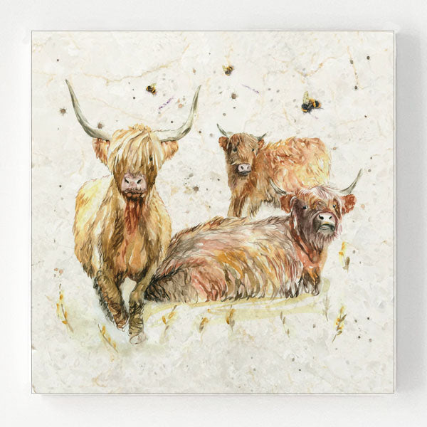 Marble Coaster - Family Portrait