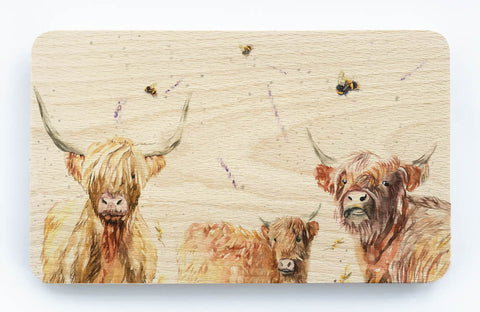 Beech Chopping Board - Family Portrait