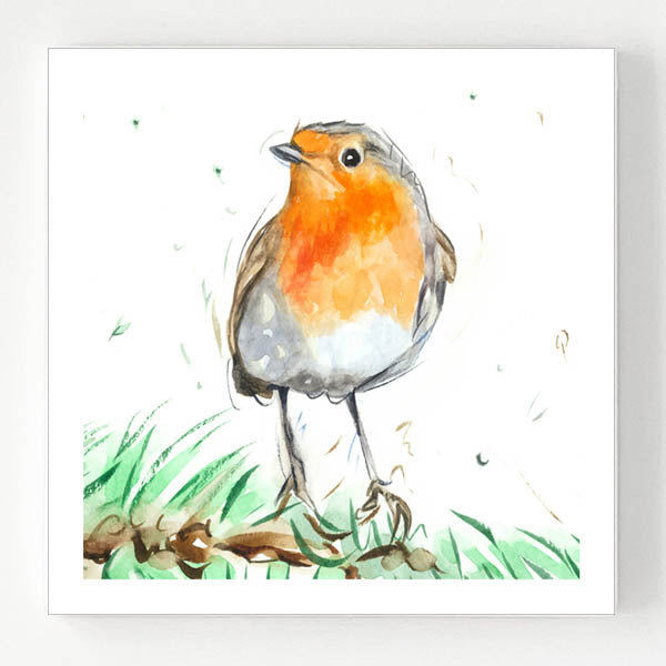 Ceramic Coaster - Firs 'n' Feathers