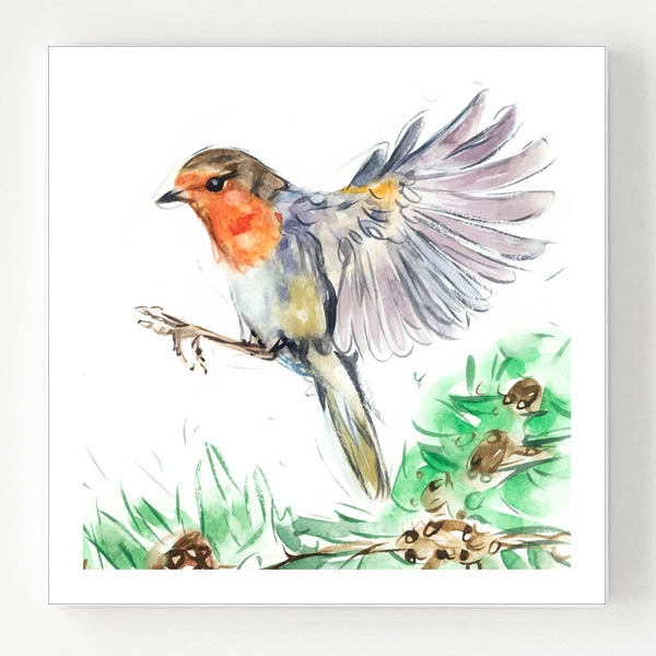 Ceramic Coaster - Firs 'n' Feathers