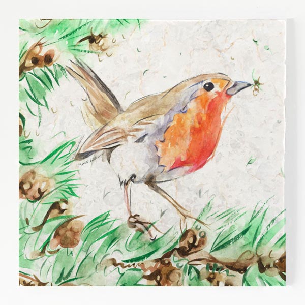 Small Trivet - Firs 'n' Feathers