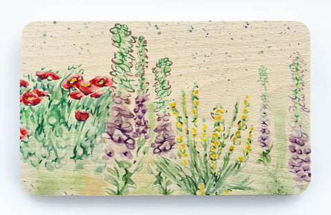 Beech Chopping Board - Floral Splash