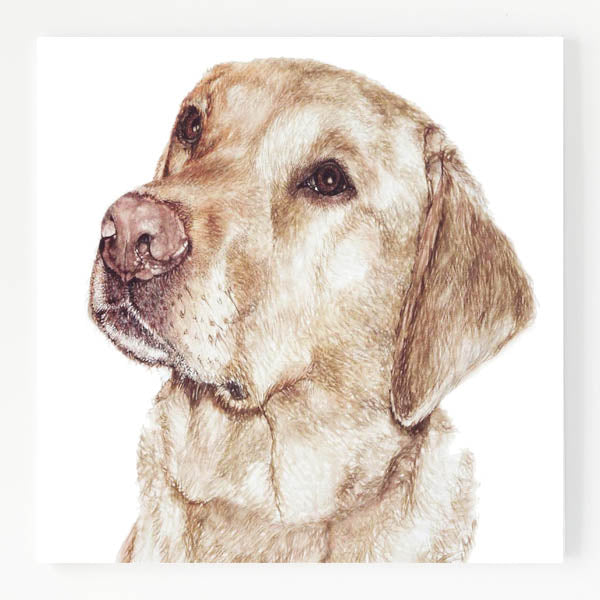 Ceramic Trivet - Daschunds - Golden Labrador
