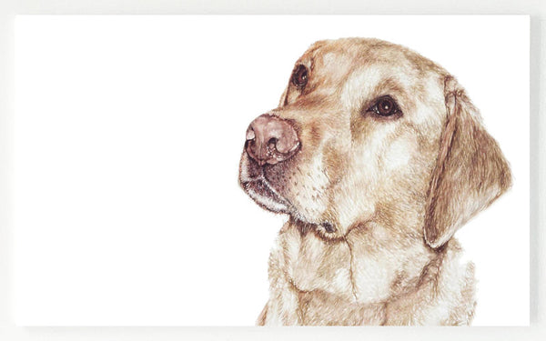 Ceramic Platter - Golden Labrador