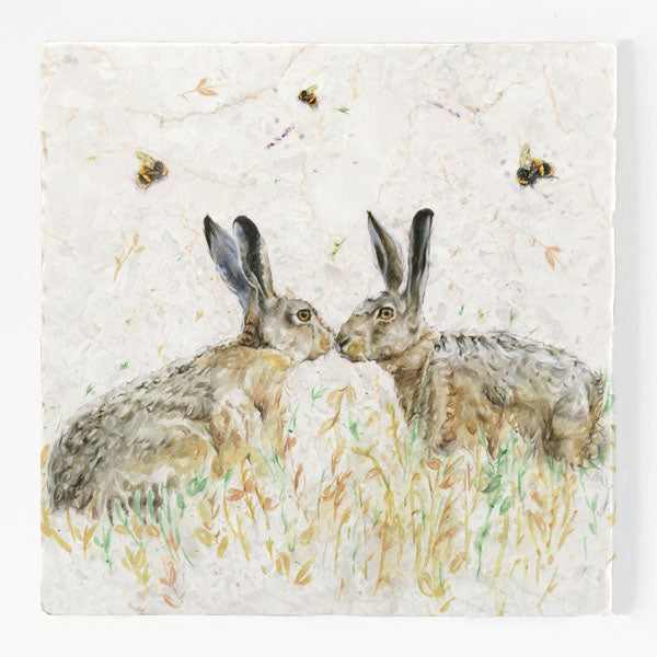 Small Trivet - Hare 'n' Kisses