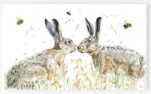Ceramic Platter - Hare 'n' Kisses