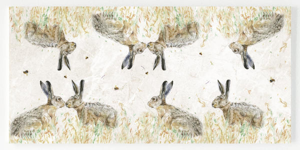 Ceramic Table Runner - Hare 'n' Kisses Mirror