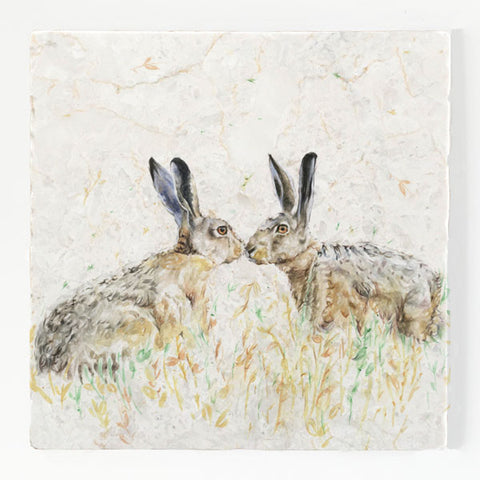 Large Trivet - Hare 'n' Kisses
