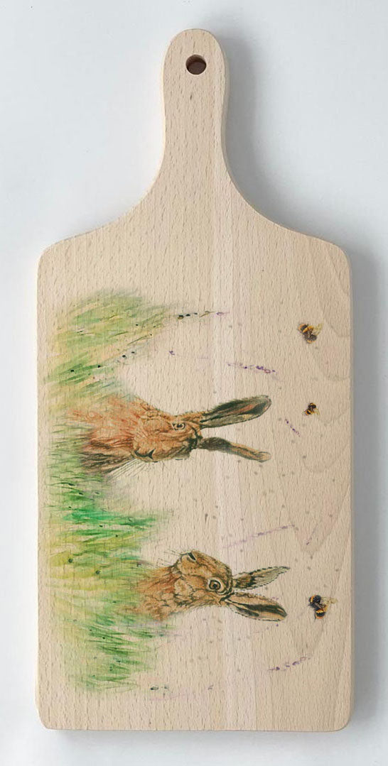 Paddle Chopping Board - Hare 'n' Seek