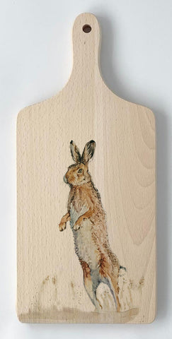 Paddle Chopping Board - Harvest Hares