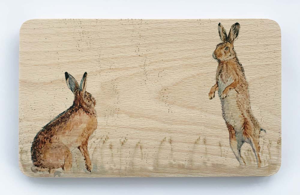 Beech Chopping Board - Harvest Hares