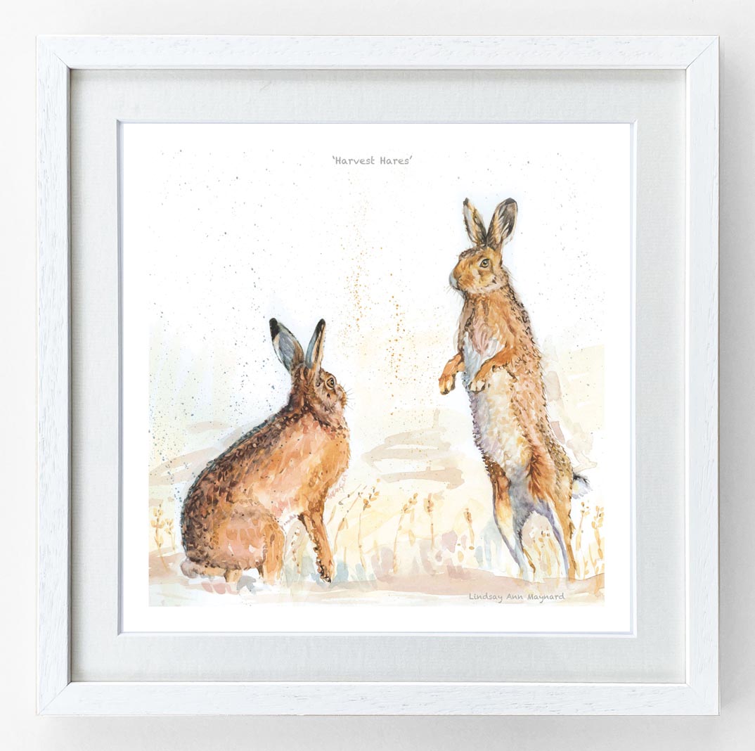Fine Art Print - Harvest Hares