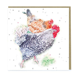 Greetings Card - Hens Ahoy