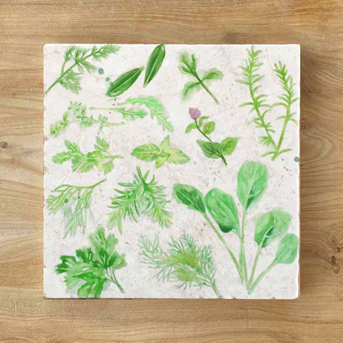 Marble Coaster - The Herb Garden