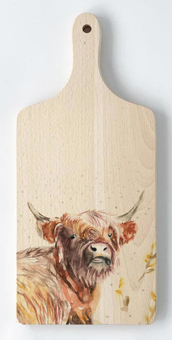 Paddle Chopping Board - Highland Hazel