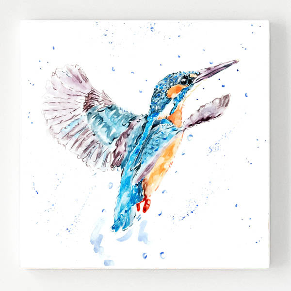 Ceramic Coaster - Kingfisher