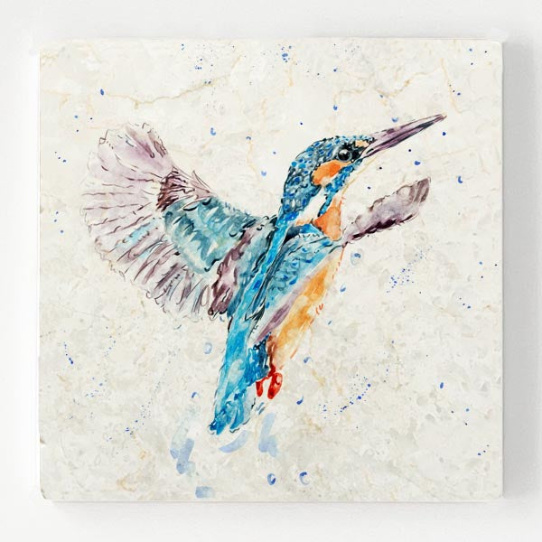 Marble Coaster - Kingfisher