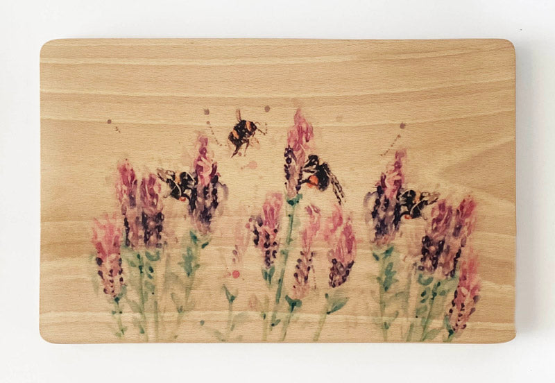 Wooden Chopping Board (large) - Beeing Around Lavender