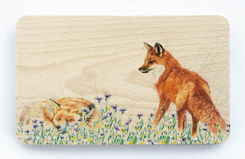 Beech Chopping Board - Let Sleeping Fox Lie