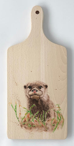 Paddle Chopping Board - Otter Tales