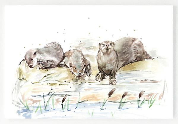 Ceramic Placemat - Otter Lodge