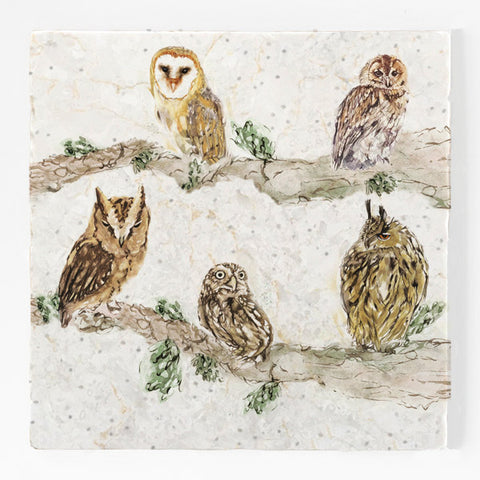 Large Trivet - Owl Shapes 'n' Sizes