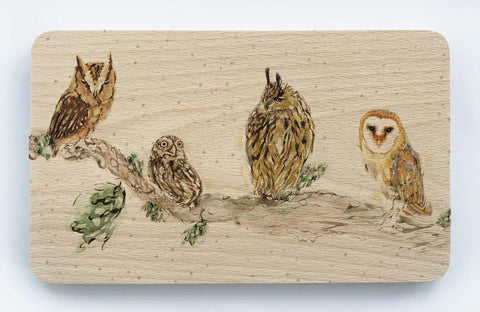 Beech Chopping Board - Owl Shapes 'n' Sizes
