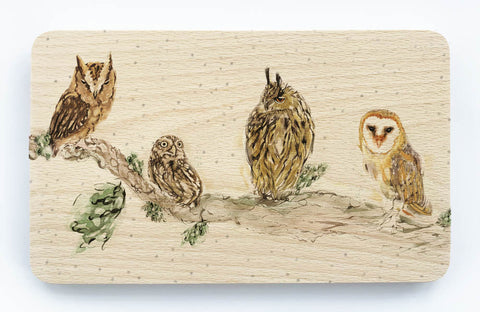 Beech Chopping Board - Owl Shapes 'n' Sizes